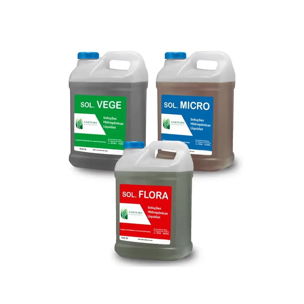 Nutrientes Hidroponia (Plantas frutíferas) – Rendimento 100L