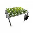 Sistema hidropônico para 28 plantas com acessórios inclusos.